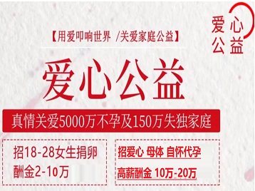 子长捐卵助孕生子 爱心志愿者招募